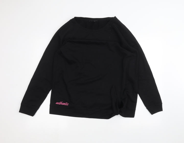 ESMARA Womens Black Pullover Jumper Size L
