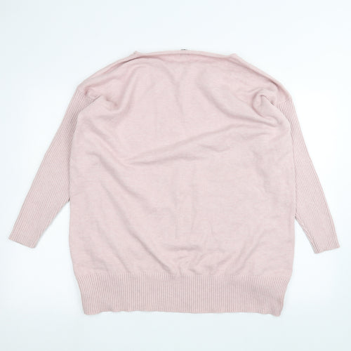River Island Womens Pink   Pullover Jumper Size L