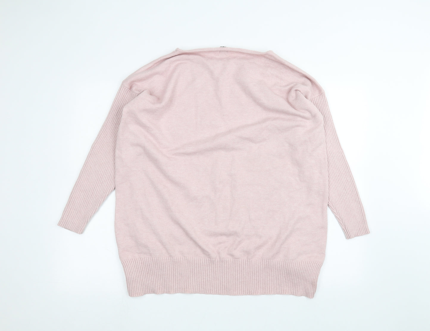 River Island Womens Pink   Pullover Jumper Size L