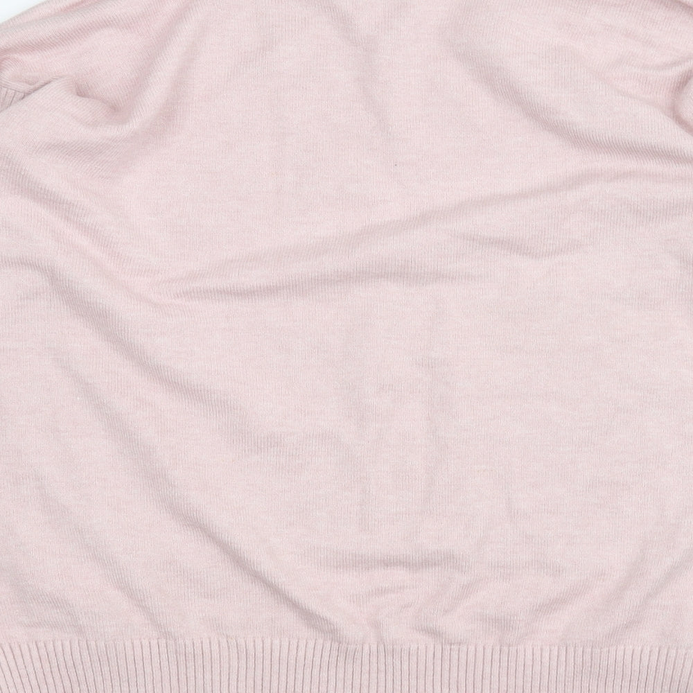 River Island Womens Pink   Pullover Jumper Size L