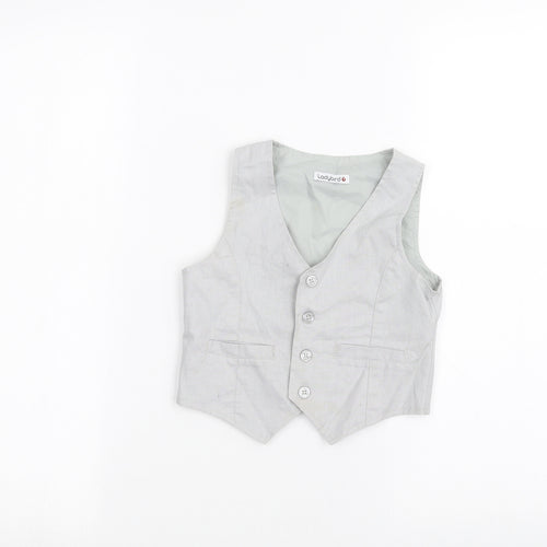 Ladybird Boys Grey   Jacket Waistcoat Size 2-3 Years