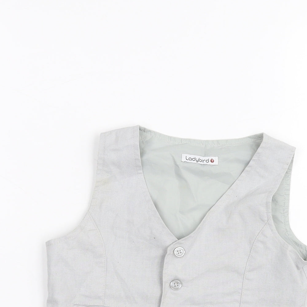 Ladybird Boys Grey   Jacket Waistcoat Size 2-3 Years