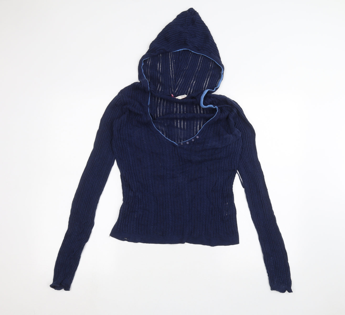 White Stuff Womens Blue   Pullover Hoodie Size 12