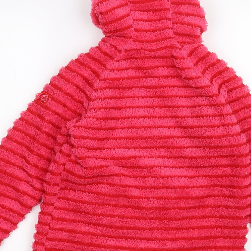 Craghoppers Girls Pink Striped  Jacket  Size 7-8 Years