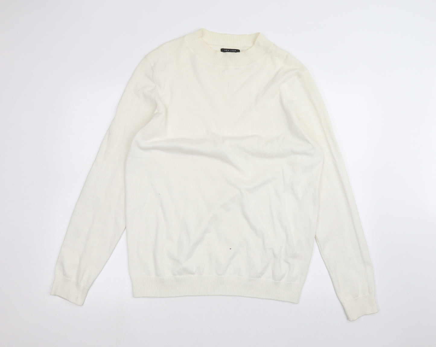 New Look Mens White    T-Shirt Size L
