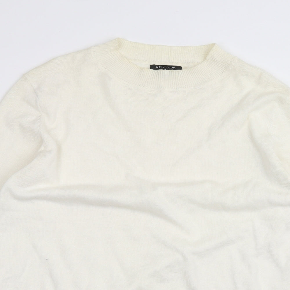 New Look Mens White    T-Shirt Size L