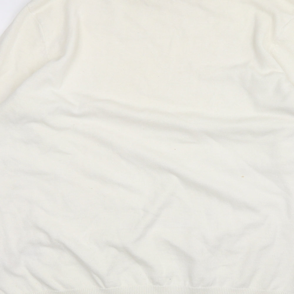 New Look Mens White    T-Shirt Size L