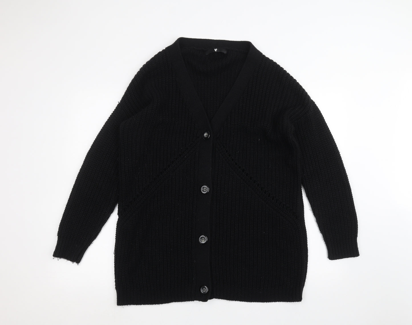 Very Womens Black   Jacket Coatigan Size M