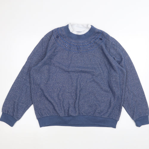 BonWorth Mens Blue   Pullover Jumper Size M