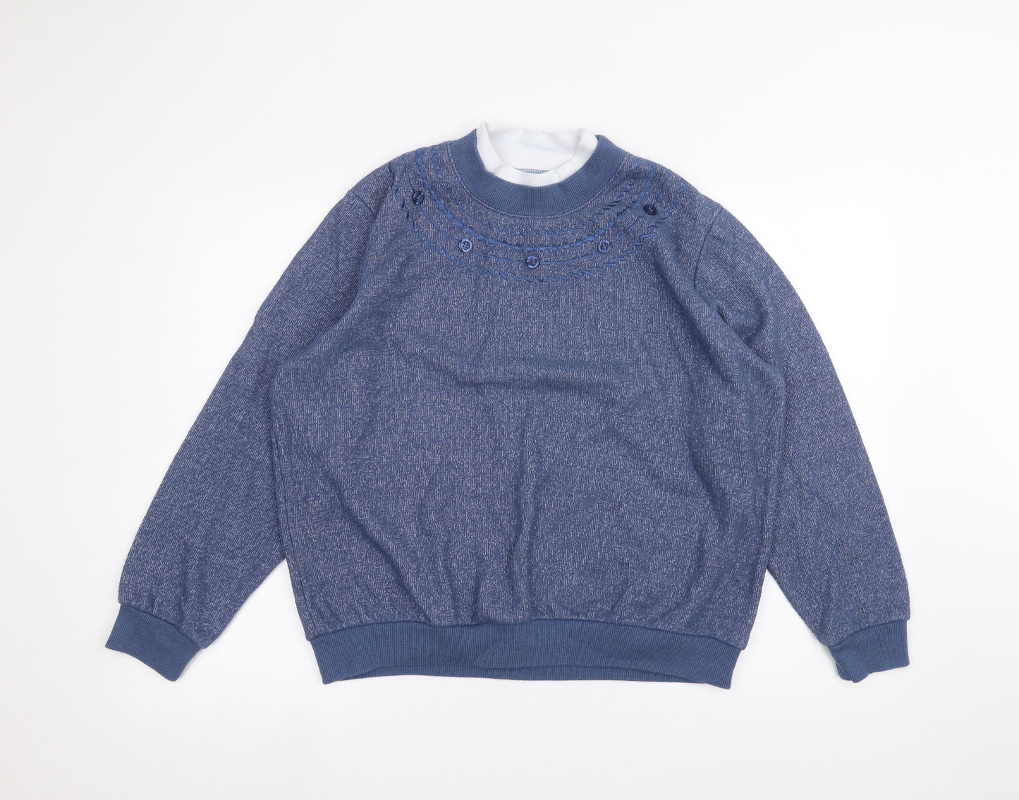 BonWorth Mens Blue   Pullover Jumper Size M