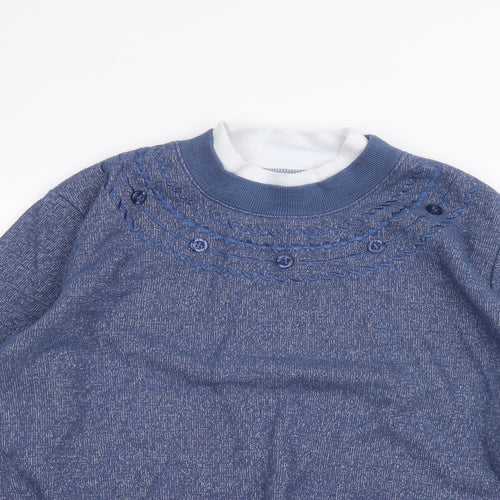 BonWorth Mens Blue   Pullover Jumper Size M