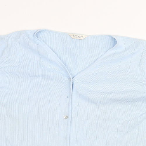 essence Womens Blue   Cardigan Jumper Size 18