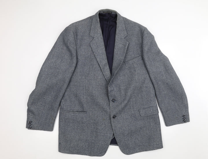 Executive Collection Mens Blue Jacket Suit Jacket Size 42