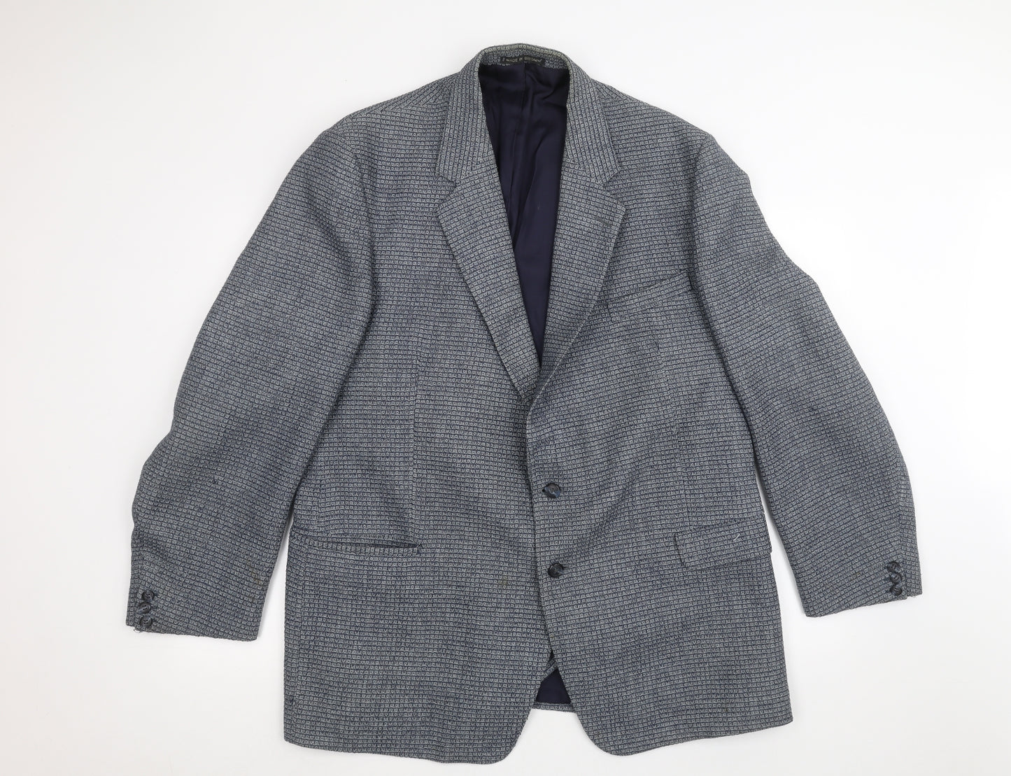 Executive Collection Mens Blue   Jacket Suit Jacket Size 42