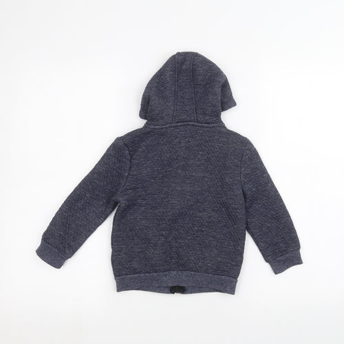 Primark Boys Blue   Full Zip Hoodie Size 4-5 Years