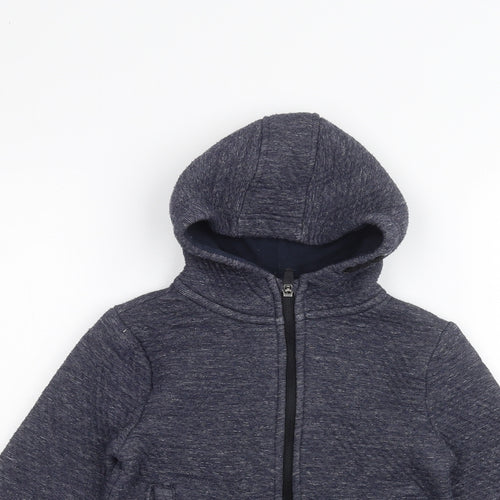 Primark Boys Blue   Full Zip Hoodie Size 4-5 Years
