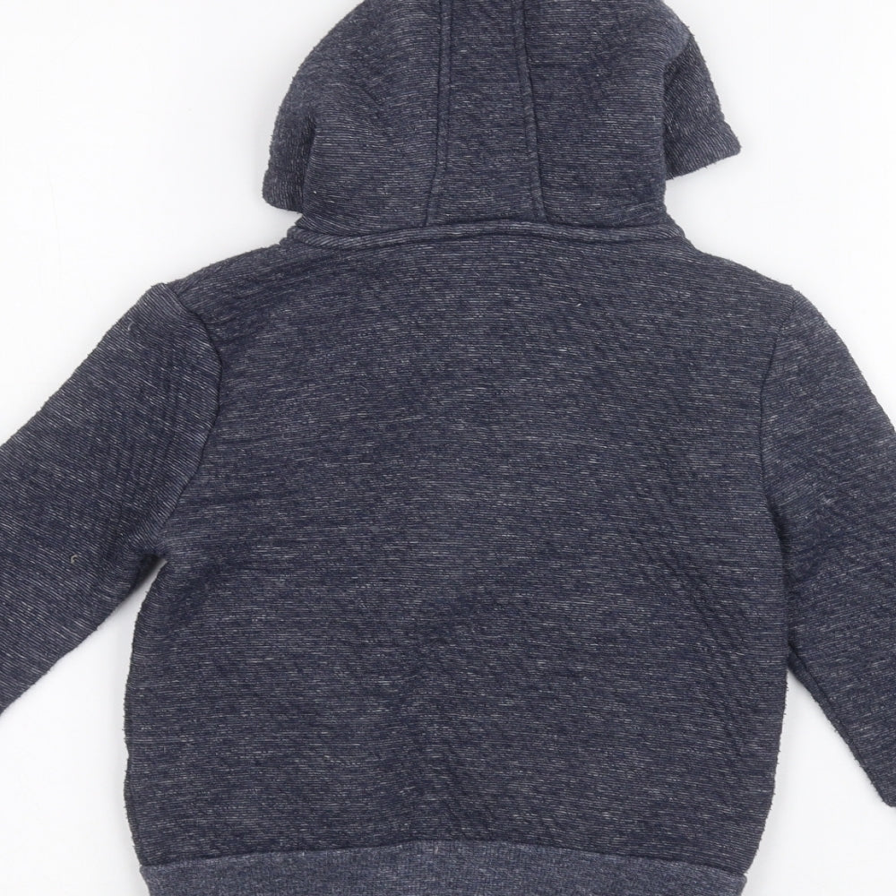 Primark Boys Blue   Full Zip Hoodie Size 4-5 Years
