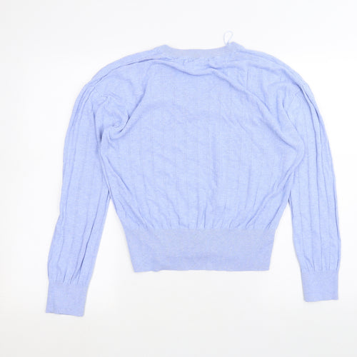 Marks and Spencer Womens Blue   Basic T-Shirt Size S