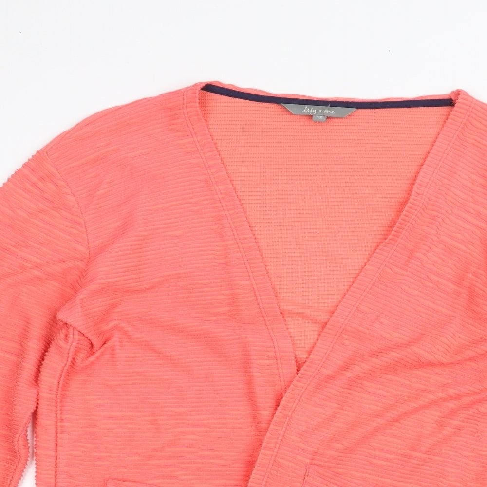 lily & dan Womens Pink   Cardigan Jumper Size 12