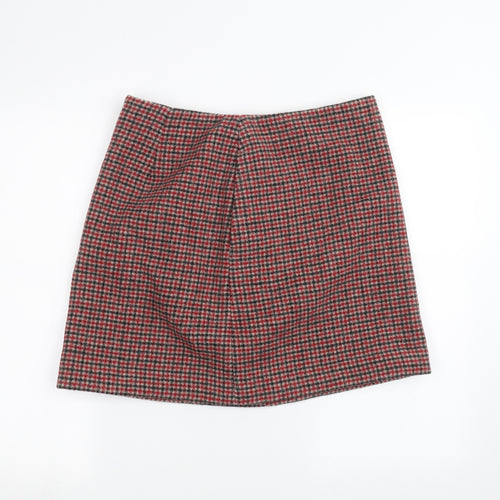UNi Womens Red   A-Line Skirt Size L