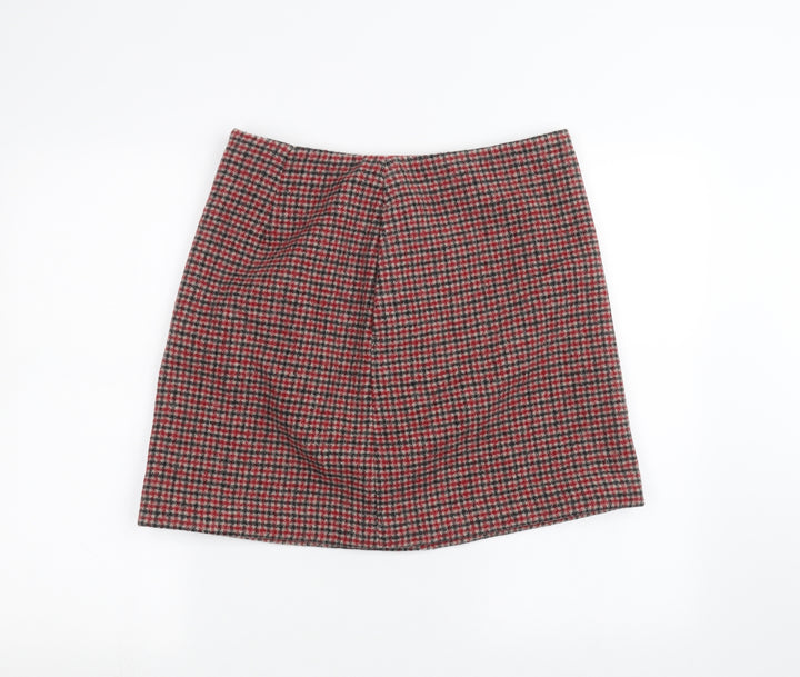 UNi Womens Red   A-Line Skirt Size L