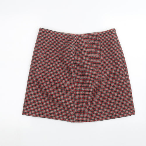 UNi Womens Red   A-Line Skirt Size L