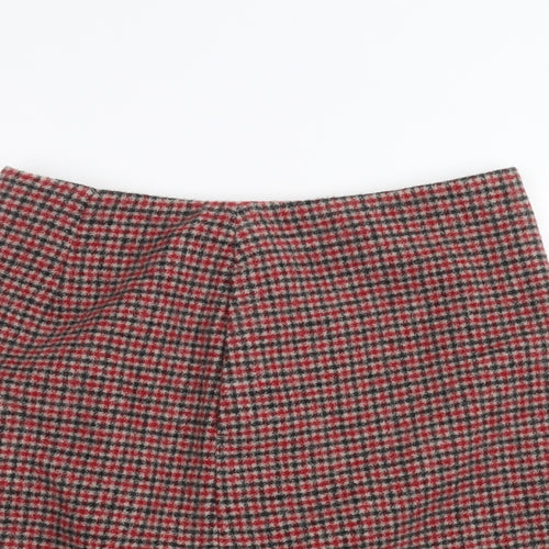 UNi Womens Red   A-Line Skirt Size L