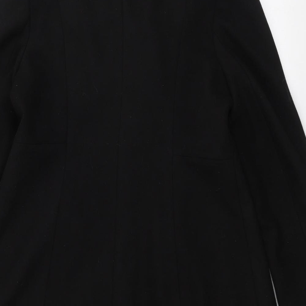 ALEX & CO Womens Black   Overcoat Coat Size 18