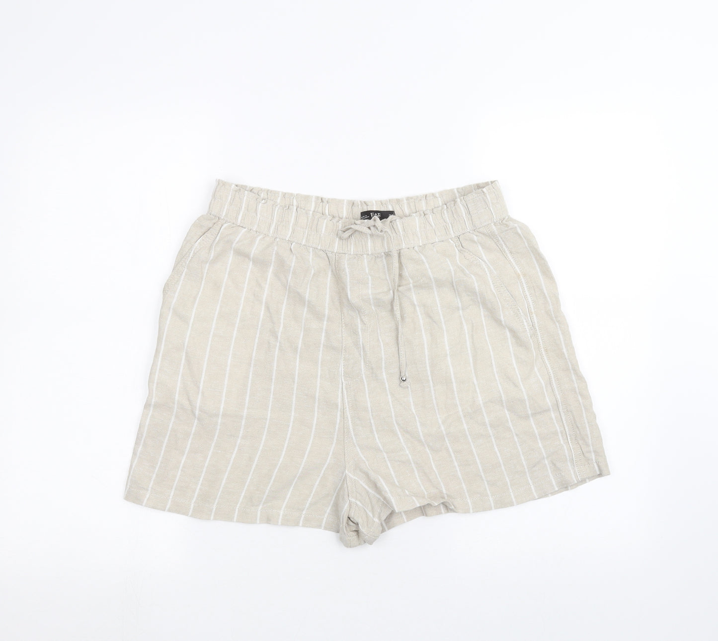 F&F Womens Beige   Cut-Off Shorts Size 12