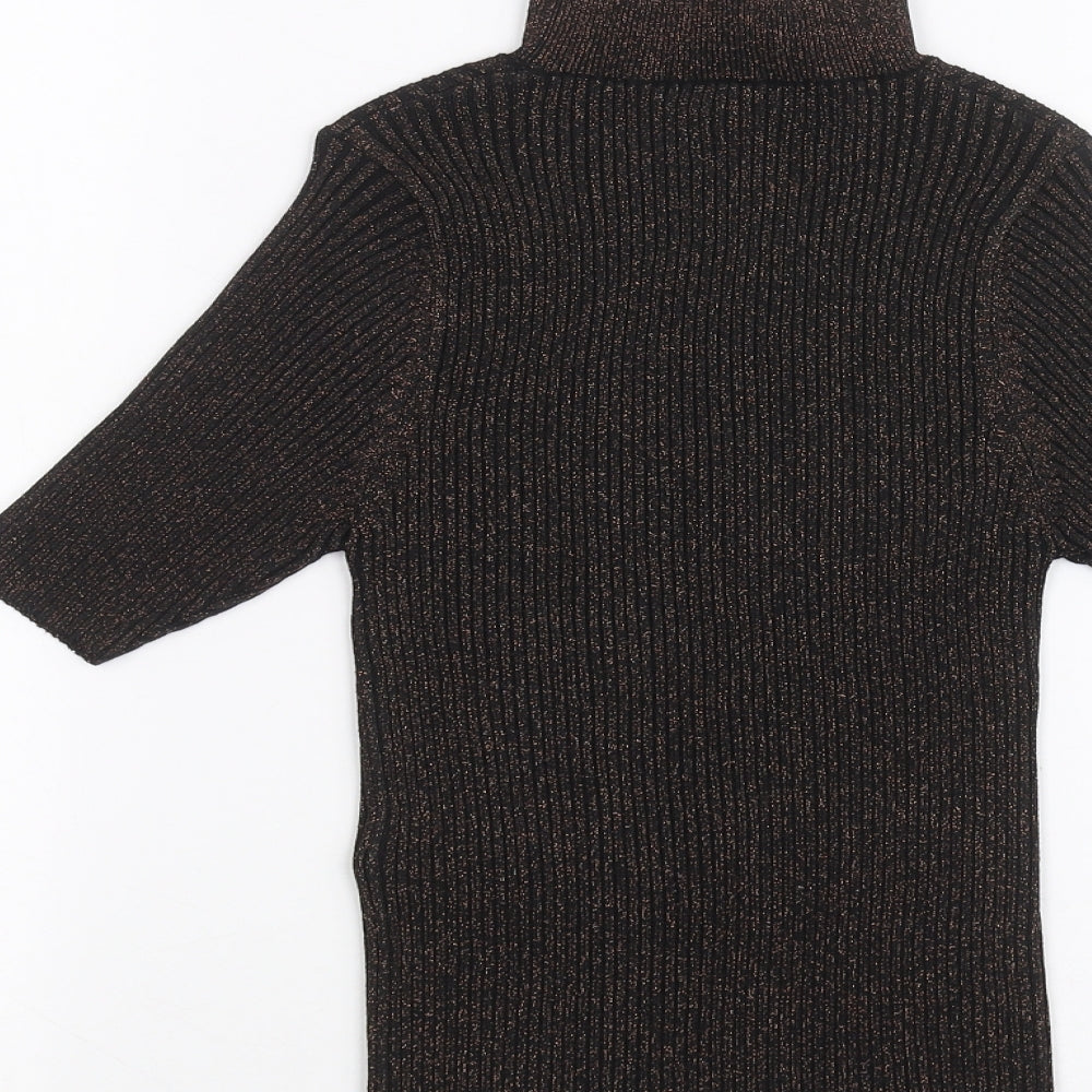 New Look Womens Black   Basic T-Shirt Size 8