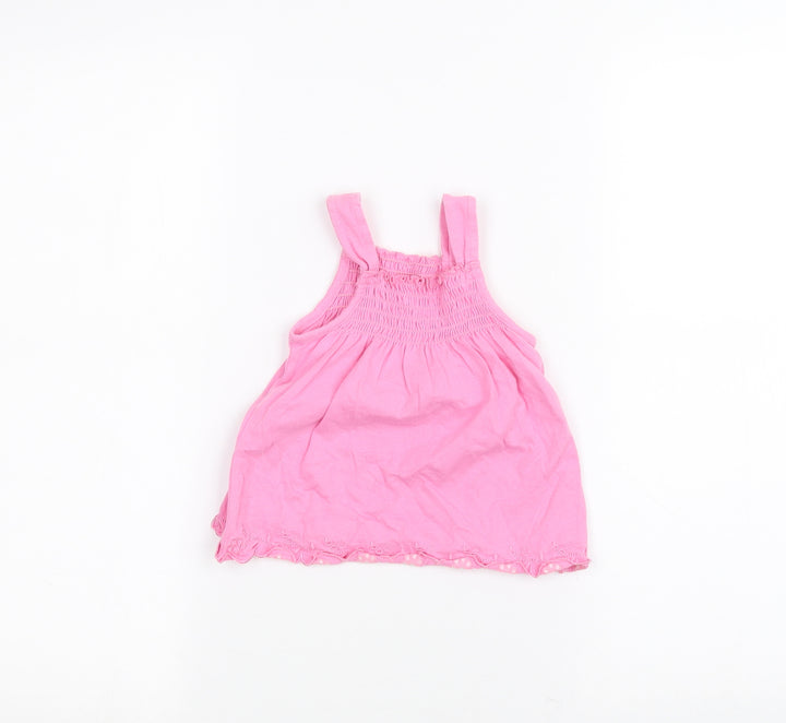 George Baby Pink Basic T-Shirt Size 9-12 Months