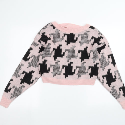Lola Skye Womens Pink   Pullover Jumper Size 10