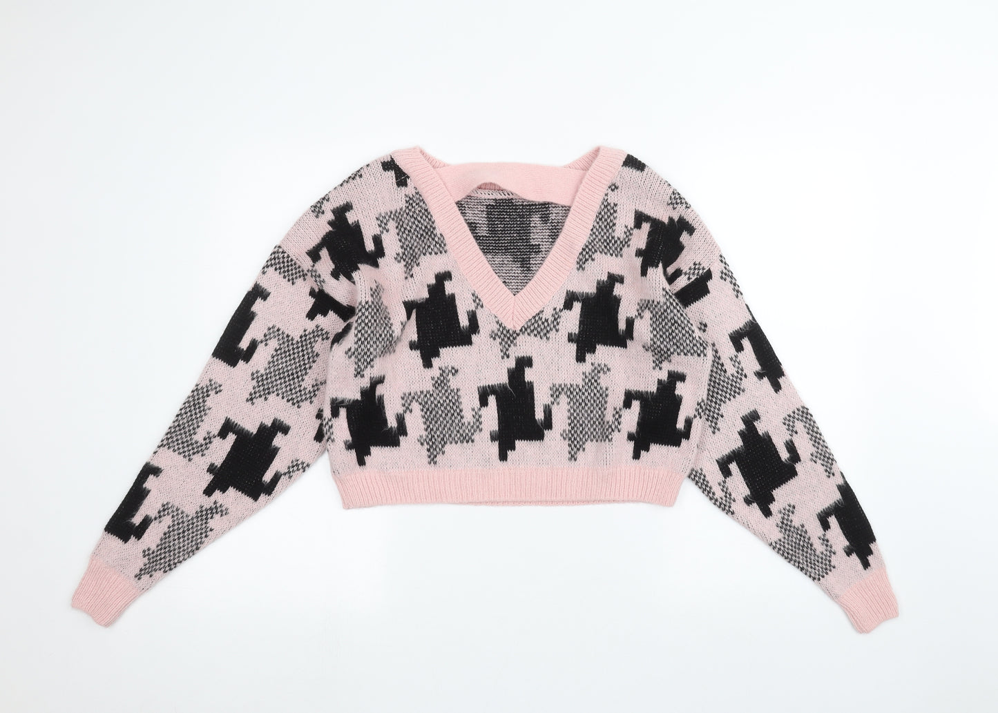 Lola Skye Womens Pink   Pullover Jumper Size 10