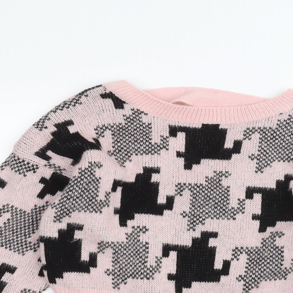 Lola Skye Womens Pink   Pullover Jumper Size 10