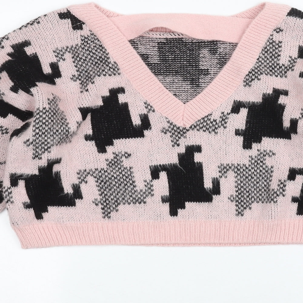 Lola Skye Womens Pink   Pullover Jumper Size 10