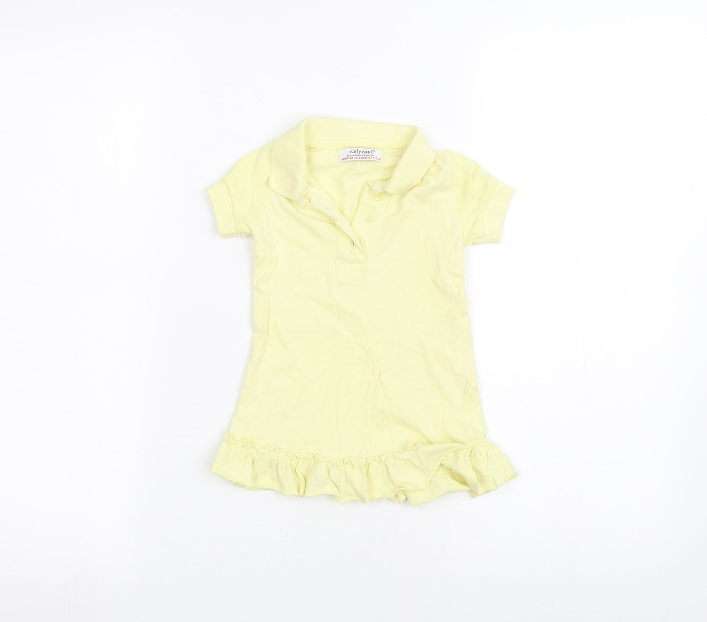 Earlydays Baby Yellow   Basic Polo Size 12-18 Months