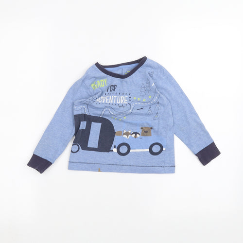 Matalan Baby Blue   Basic T-Shirt Size 18-24 Months