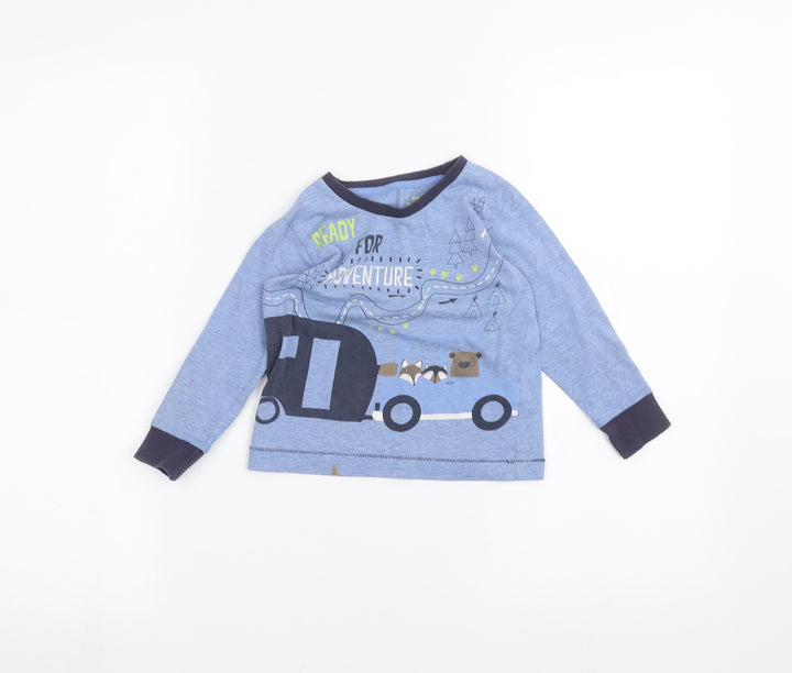 Matalan Baby Blue   Basic T-Shirt Size 18-24 Months