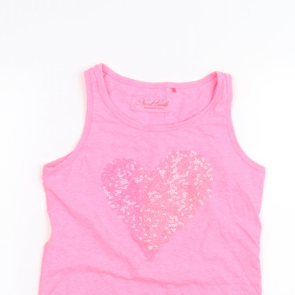NEXT Girls Pink   Basic Tank Size 10 Years