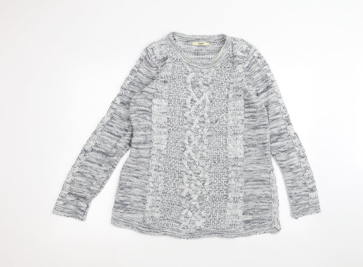 Oasis Womens White   Pullover Jumper Size M