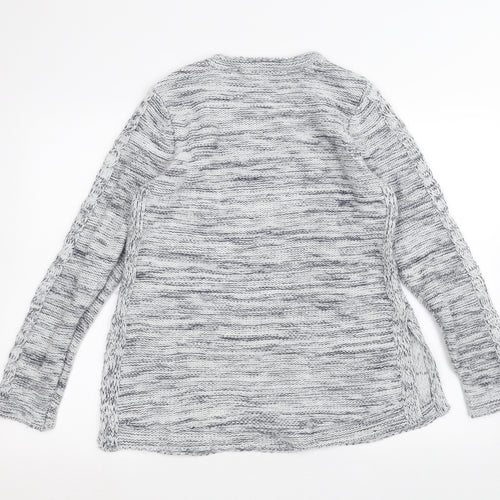 Oasis Womens White   Pullover Jumper Size M