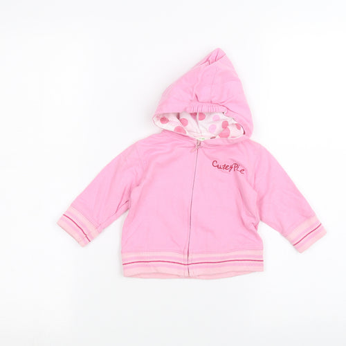 Cutey Pie Baby Pink   Jacket  Size 6-9 Months