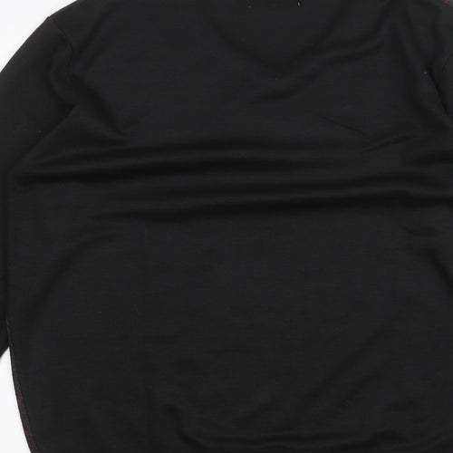 Hudson Harbour Mens Black   Pullover Jumper Size M