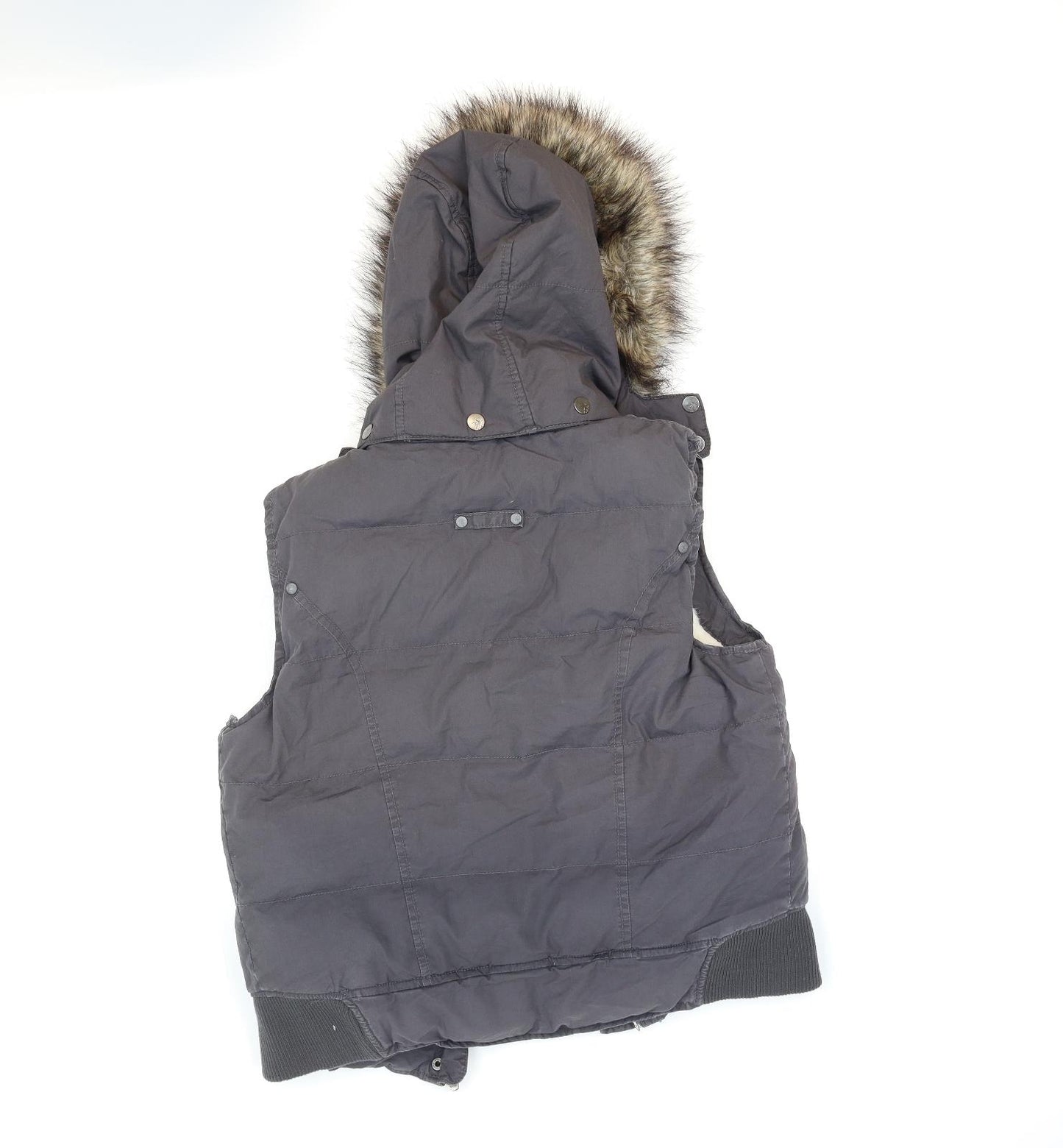 White Stuff Womens Grey   Gilet Jacket Size 10