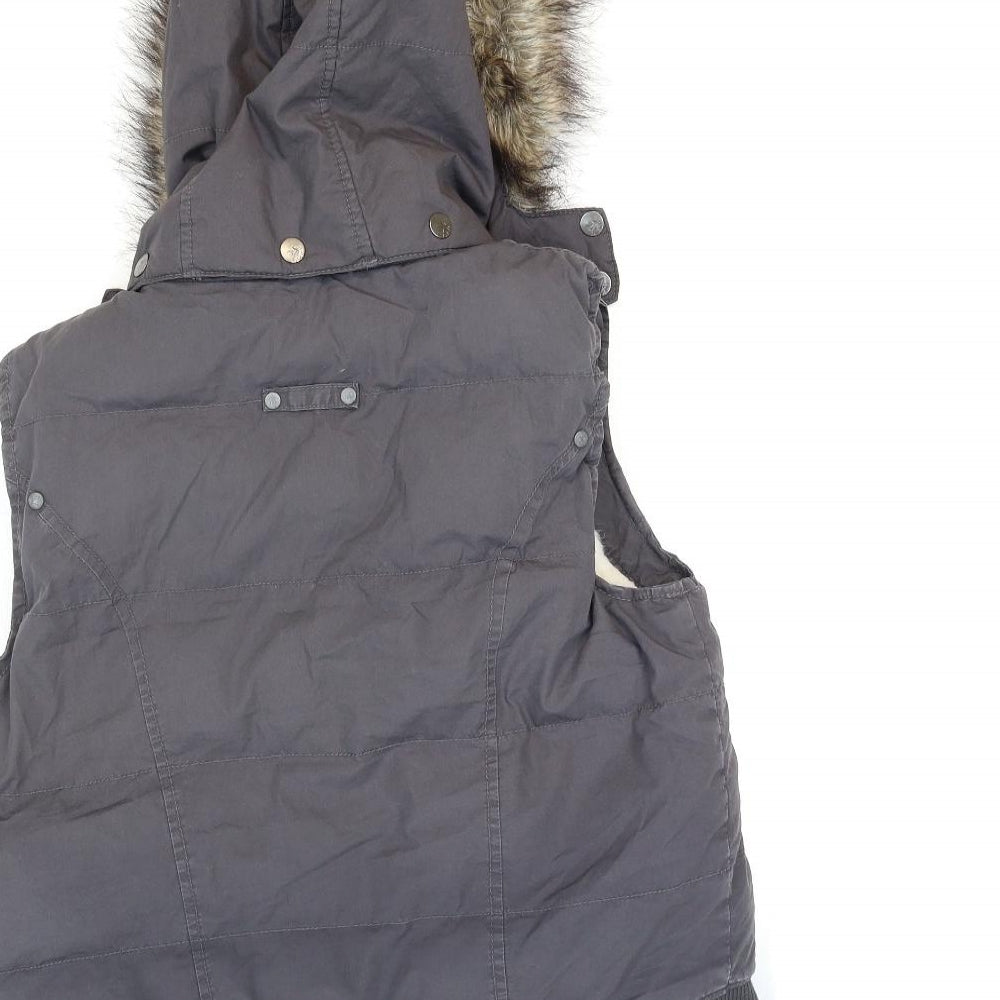 White Stuff Womens Grey   Gilet Jacket Size 10