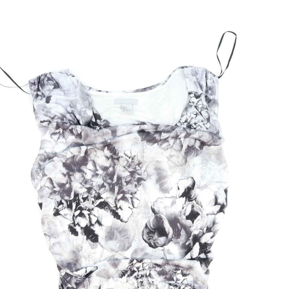 H&M Womens Multicoloured Floral  Bodycon  Size M