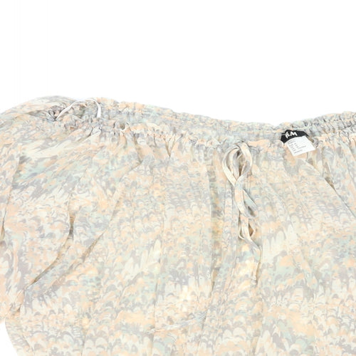 H&M Womens Multicoloured   Basic Blouse Size M