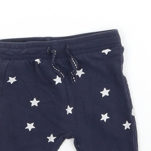 H&M Baby Blue   Jogger Leggings Size 3-6 Months  - Stars