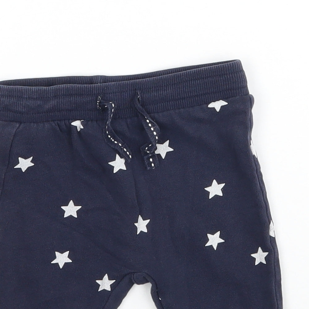 H&M Baby Blue   Jogger Leggings Size 3-6 Months  - Stars