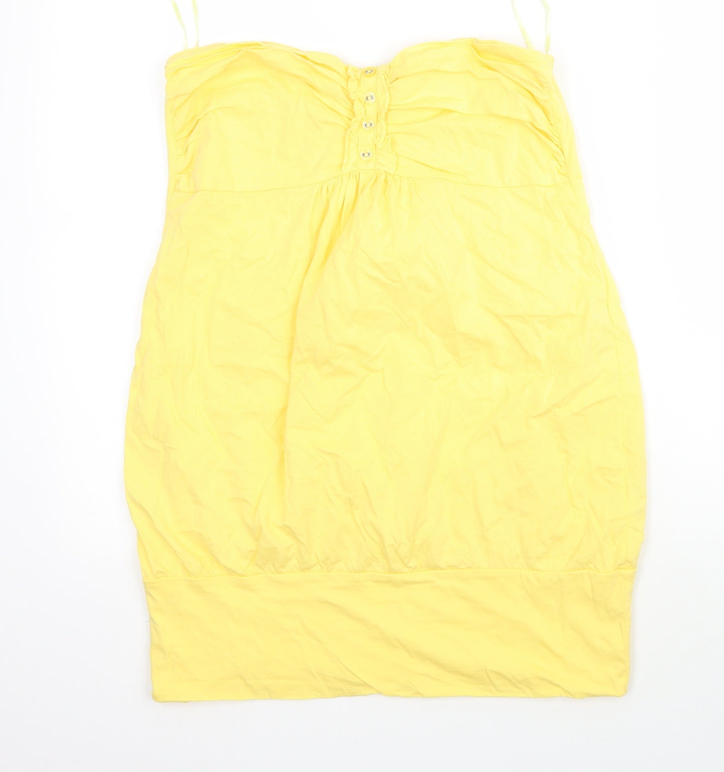 Select Womens Yellow   Basic Blouse Size 14